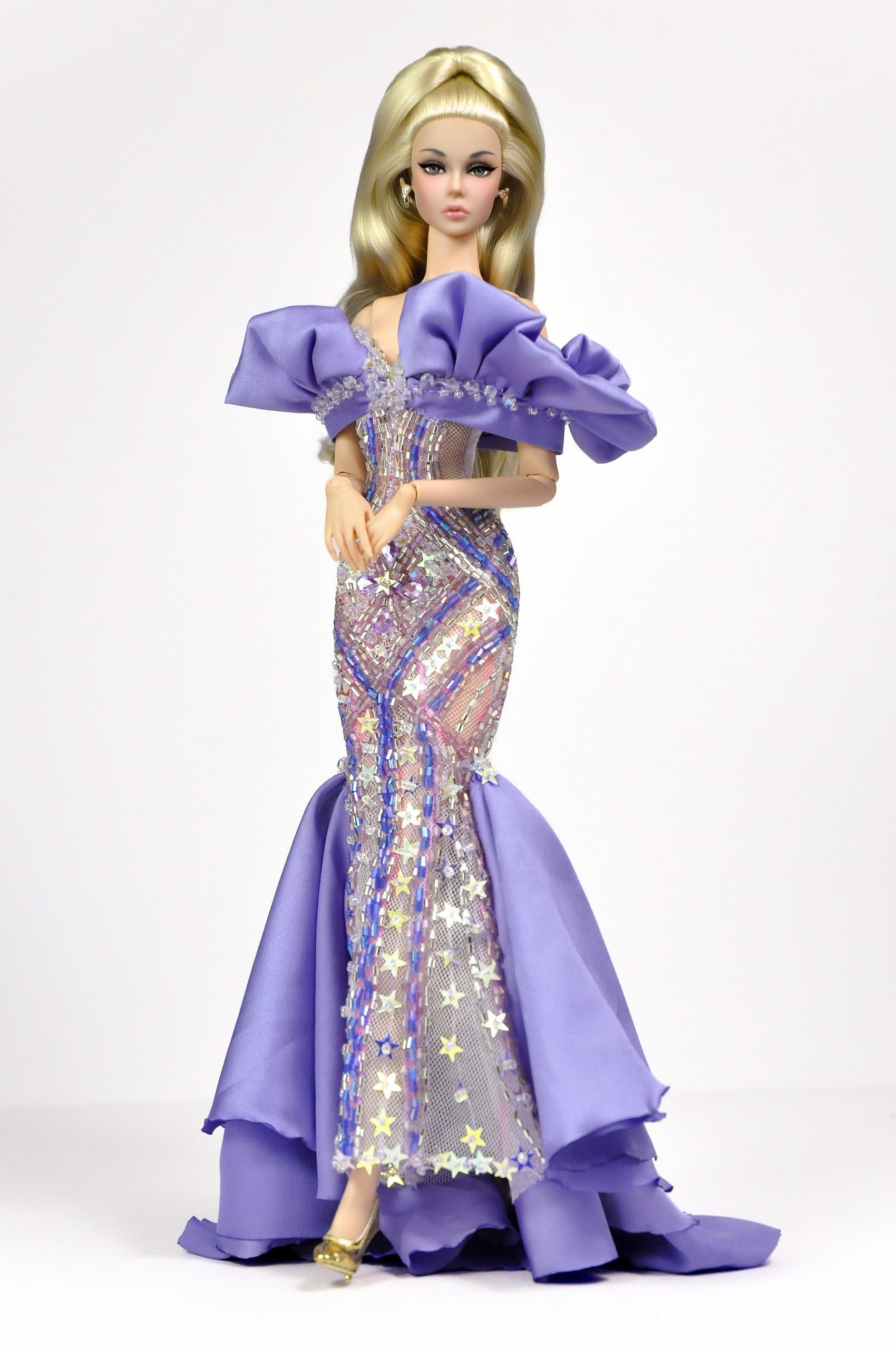 Lavender Starlight Couture Gown – Fashion Royalty 1/6 Scale