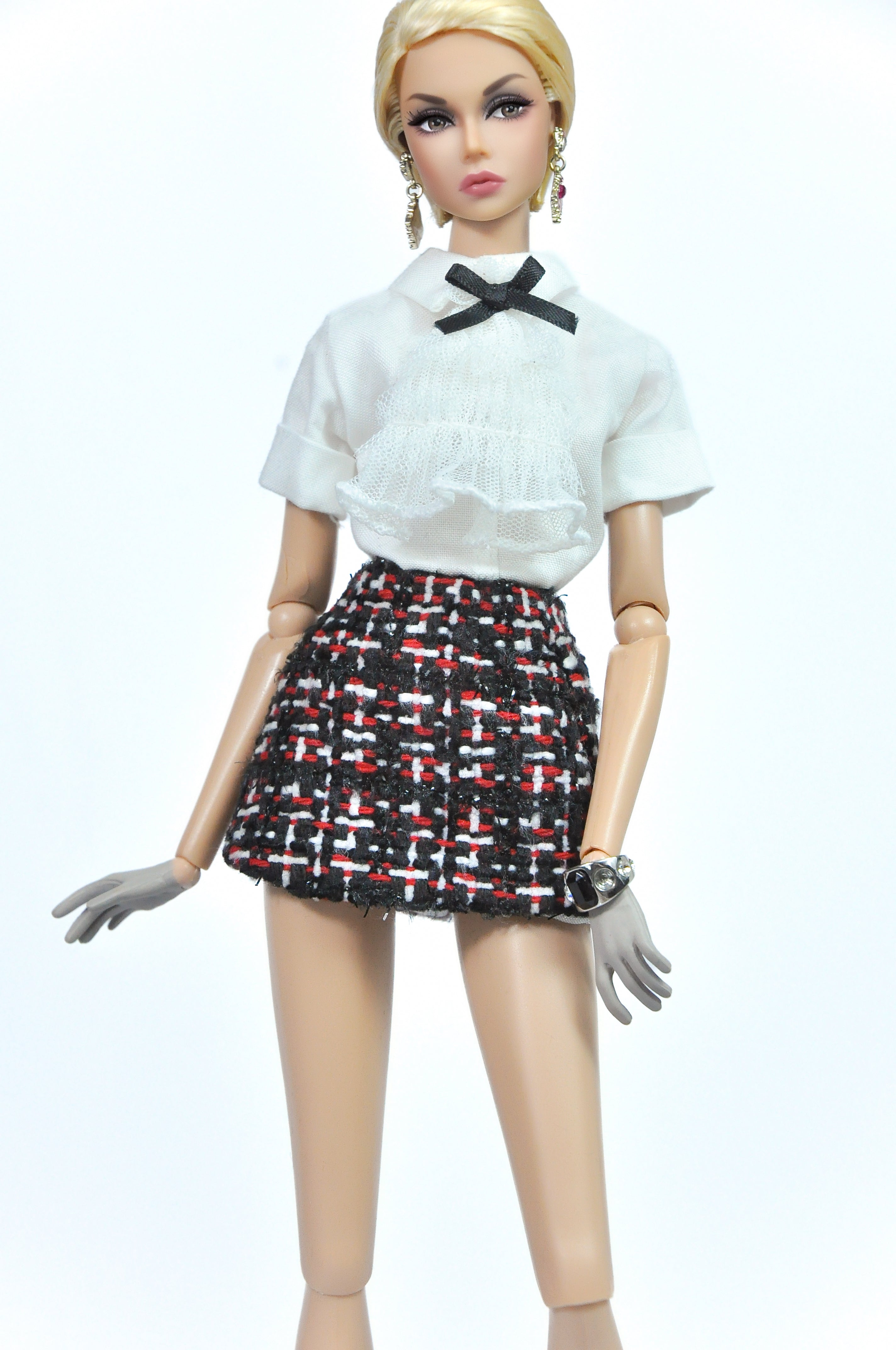 BOUCLE | Set of boucle suit with matching blouse for Fashion Royalty & NU FACE 6.0