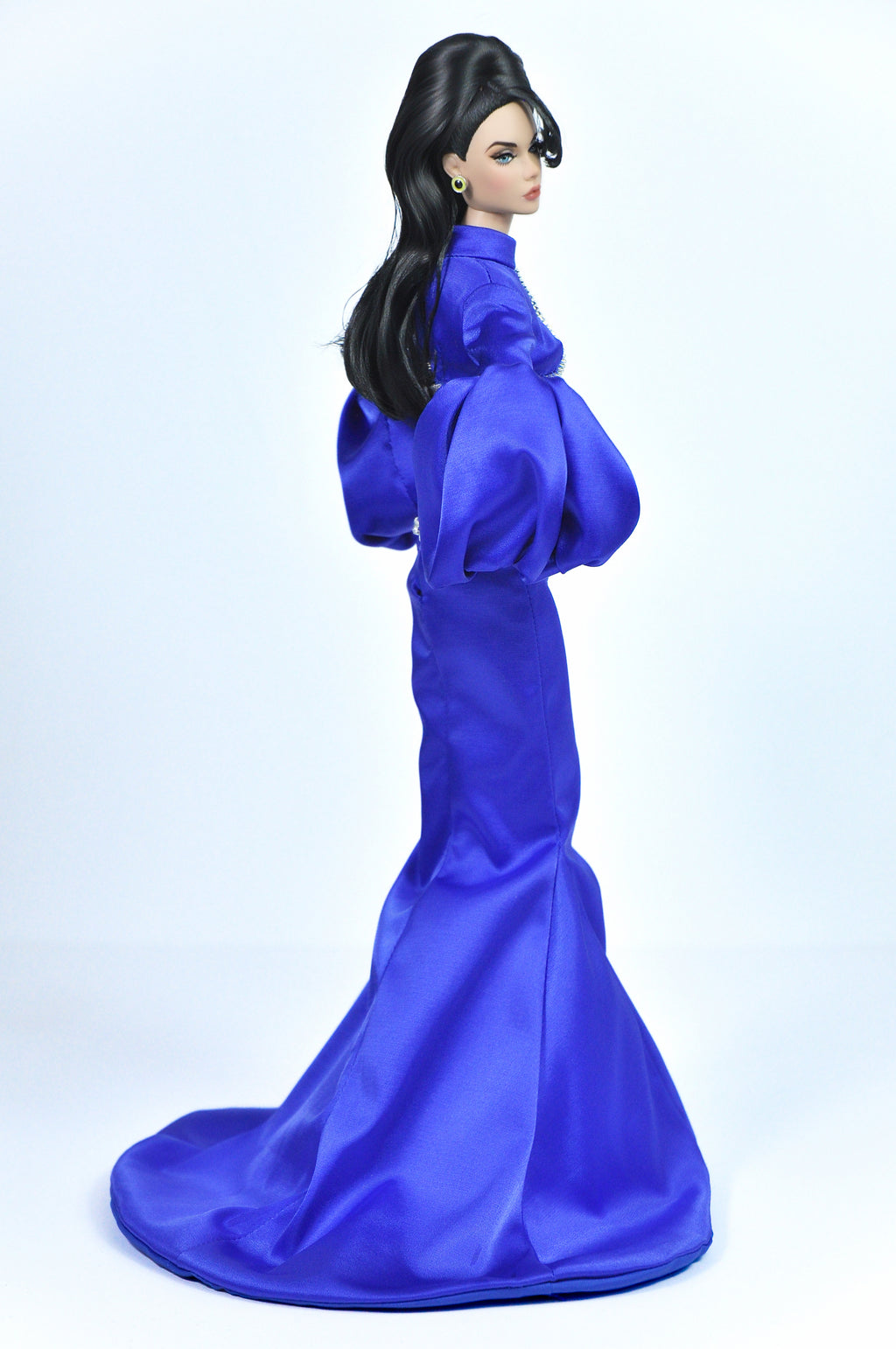 OOAK | Royal Entrance | Royal blue 2-piece-evening outfit for Fashion Royalty & NU FACE doll