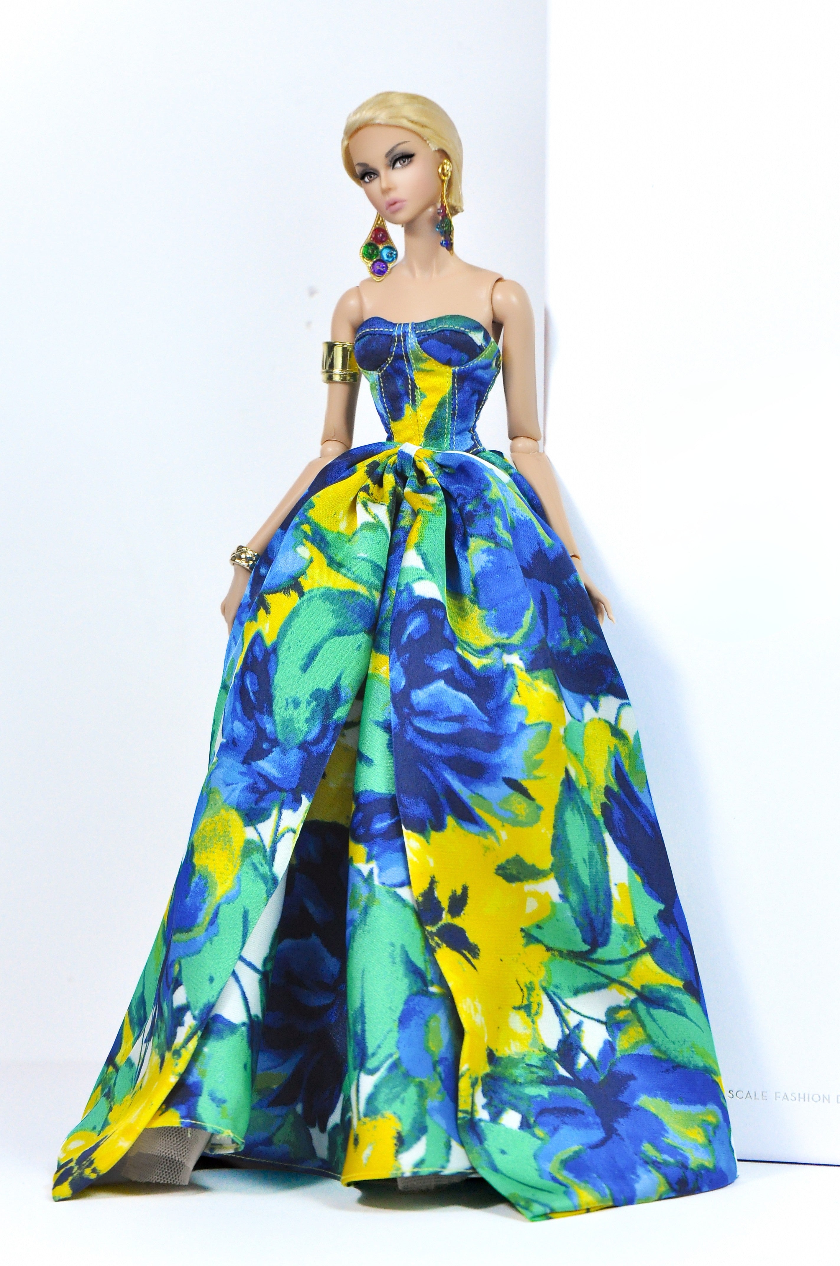Tropical Bloom Evening Gown – Fashion Royalty 6.0 Doll Clothes