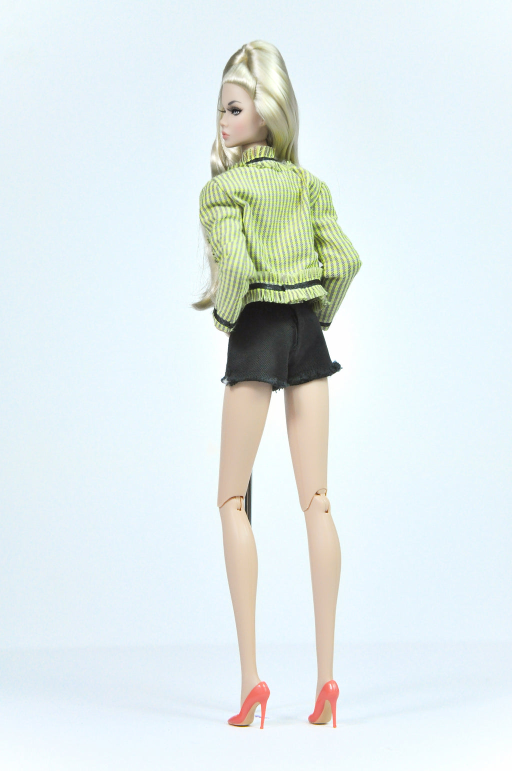 Handmade Fashion Doll Clothes – Limited Clearance Collection - Check Jacket (full outfit)