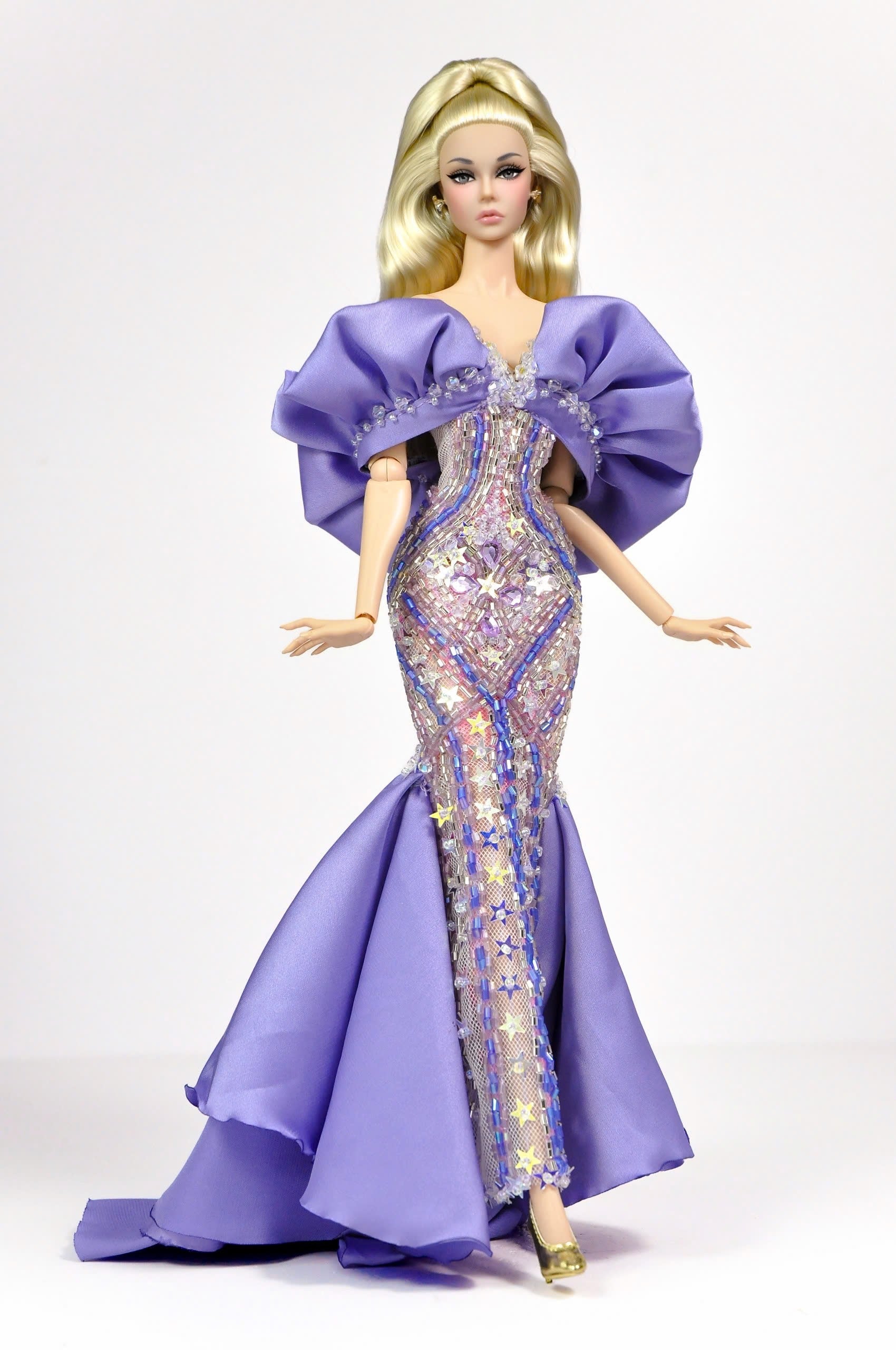 Lavender Starlight Couture Gown – Fashion Royalty 1/6 Scale
